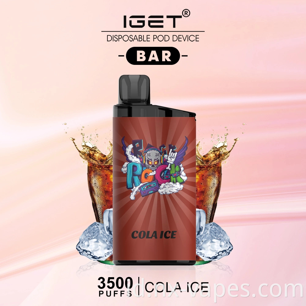OEM IGET BAR 3500 Puffs Terbaik Produsen Vape Iget